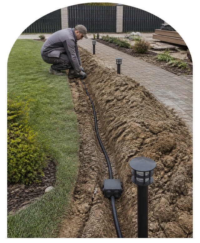 Электрика на участке в Батайске по цене от 6579 р. | Метпроект-Бтс